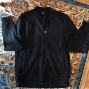 Michael Kors Men’s Black zippered sweatshirt